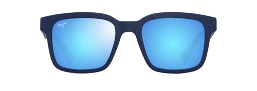 Lunettes Maui Jim Opiopio AF bleues avec verres de 54 mm