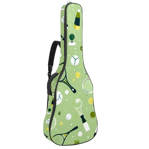 Sac à dos guitare basse imperméable avec double sangle et deux poches de rangement
