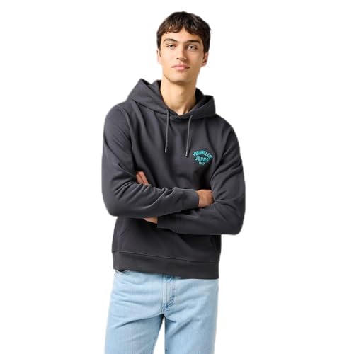 Wrangler Small Logo Hoodie - Sweat-Shirt à Capuche Homme en Molleton