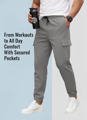 Image of ENDEAVOUR WEAR Men's Track Pants|Cargo Pants|Cargo Jogger Stretchable Sports Gym Running Pants |Casual Loungewear