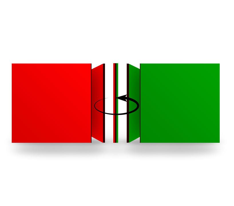 Amazon.com: Red/Green Reversible Flip Magnet Set, 25-Pack