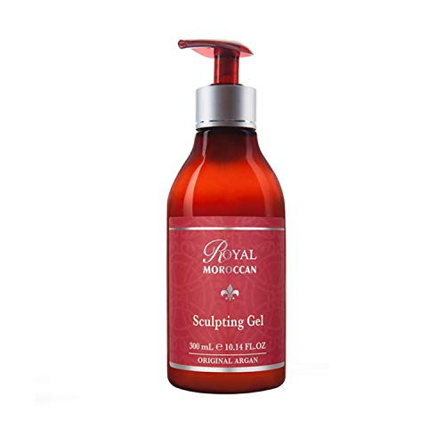 Sculpting Gel | Moroccan Argan Oil For Hair | Curly Hair Styling Gel | Hair Styling & Smoothing Products | Quick Drying | Royal Moroccan Argan Oil Hair Products | 300 ml (10.14 fl oz)