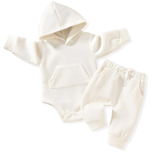 Image of Aalizzwell Infant Baby Winter Hoodie Outfit