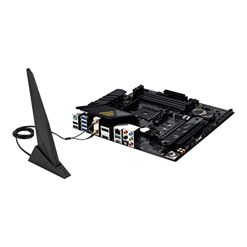 TUF Gaming B550M-PLUS WiFi II, Scheda Madre Gaming AMD microATX, Socket AM4, DDR4, PCI 4.0, LAN Realtek 2.5Gb, WiFi 6 (802.11ax), 2 M.2, 4 SATA 6GB/s, 2 USB 3.2 Gen 2, Aura Sync RGB, Nero - Scheda madre - Immagine 5