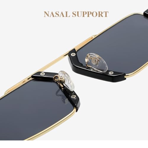 Lunettes de soleil carrées rétro femmes MUTYNE verres océan - 6