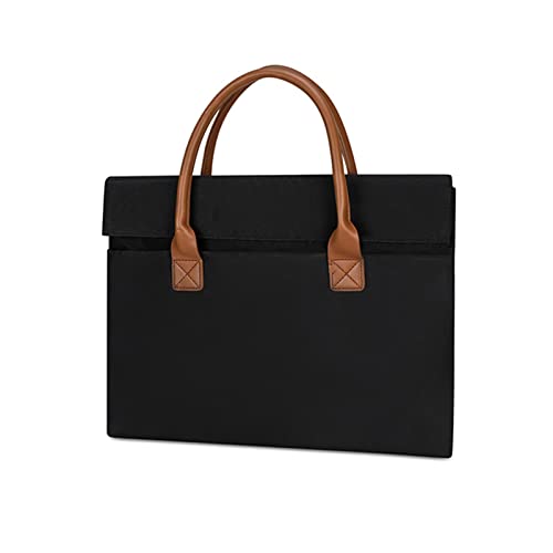 Borsa leggera per computer portatile multifunzionale per tablet alla moda da viaggio per da 13-15 pollici Nero 35.5 cm