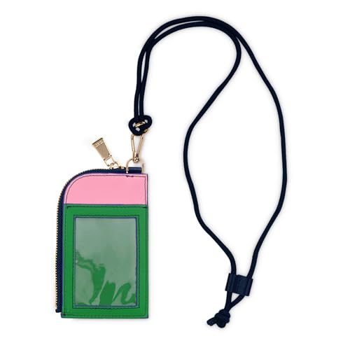 Porte-badge avec cordon Kate Spade anti-perte portefeuille fin zippé - 2