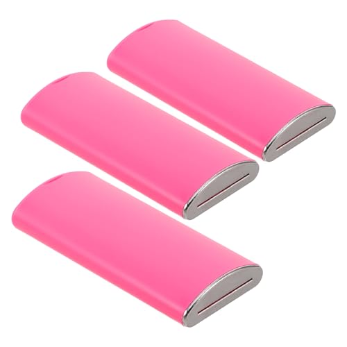 SOPOTUTU 3 Piezas Contenedor para Cuchillas de Plástico Resistente Caja Segura para Desechar y Restos de Cortadores Organizador Compacto para Barberías Talleres de Automóviles y Uso