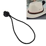 yvshy Pack of 1 Automotive Dash Hat Rack Suction Cup Hook, Car Cowboy Hat Mounts with 35.4In Rope, Universal Vehicle Hat Holder Accessories, Sutible for Cars Trucks SUVs (Black)