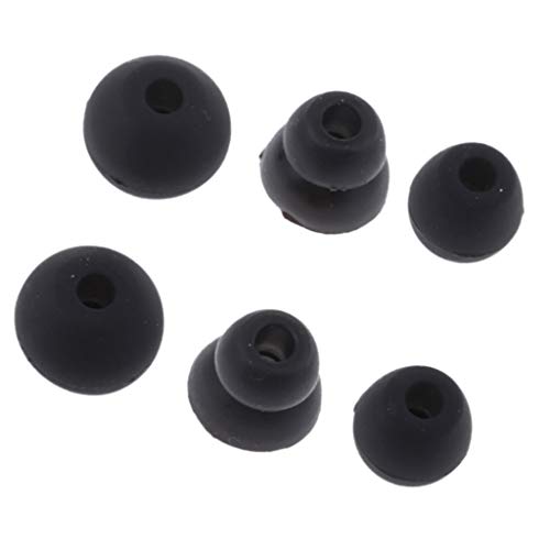 gazechimp Substituição S + M + L Earbud Eartips Para BeatsX, Powerbeats 1 2 3 E UrBeats3 - Preto