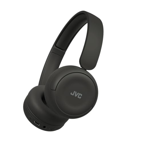 Image of JVC - ON-Ear Wireless Headphones with Bluetooth 5.3 HAS59WB - Black
