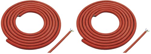 Câble en silicone pour sauna résistant chaleur fil électrique 3x1,5 mm 3m
