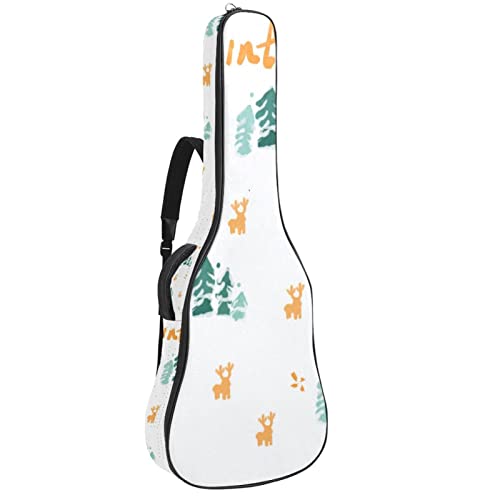 Housse pour guitare acoustique Motif cerf 1 cm d’épaisseur Rembourrage étanche 101 cm, Multicolore 07, 42.9×16.9×4.7 in… - Les Beatles, Paul McCartney, John Lennon, RIngo Starr, George Harrison Housse pour guitare acoustique Motif cerf 1 cm d'épaisseur Rembourrage étanche 101 cm, Multicolore 07, 42.9x16.9x4.7 in…