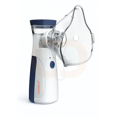 Image of Portable Mesh Nebulizer & Humidifier for Baby & Adults | Handheld Personal Nebulizer to Treat Respiratory Conditions & Maintain Lung Health | Travel Friendly | Lightweight | Rechargeable with USB