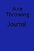Produktbild Axe Throwing Journal