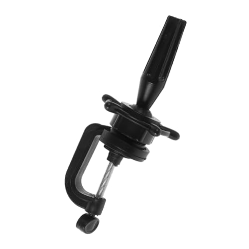 FRCOLOR Wig Display Stand with Adjustable Height Durable Mannequin Head Holder for Salons and Beauty Schools Secure Clamp Design for Reliable Support Compact and Portable Construction