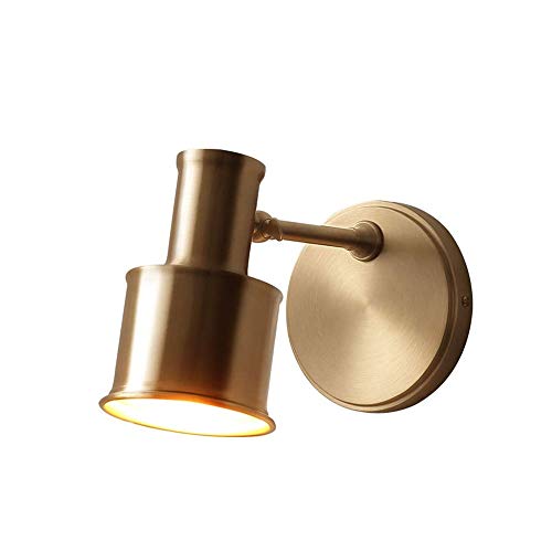Applique murale nordique orientable en cuivre durable