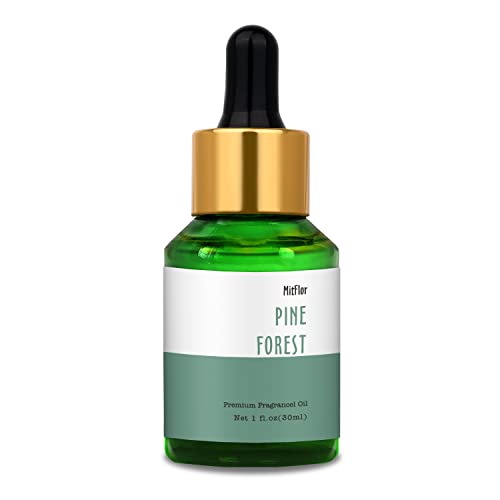 Image of Pine Forest Fragrance Oil, MitFlor Single Scented Oil, 30ml Large Size Premium Fragrance Oil for Soap & Candle Making, Aromatherapy Essential Oil for Diffuser, Fresh Woody Scent for Home Fragrance