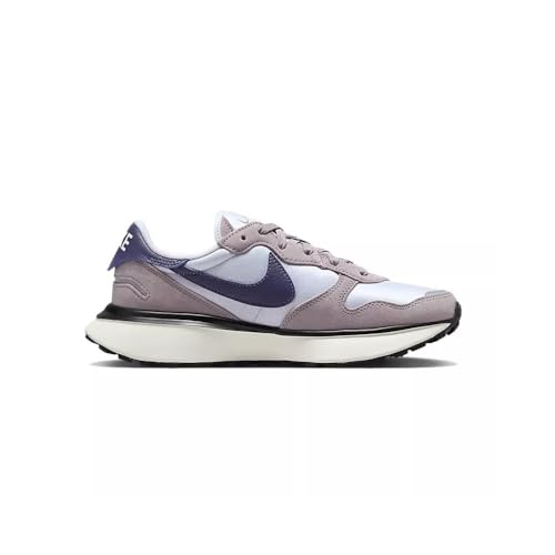 Nike PHOENIX WAFFLE Tênis feminino com cadarço, Cinza futebol/DK RAISIN-LT VIOLET ORE-TA, 36 BR