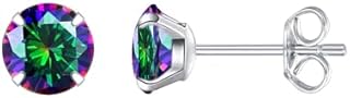 G23 Titanium Earrings, Implant Grade Hypoallergenic Pure Titanium Stud Earrings for Sensitive Ears for Women Girls