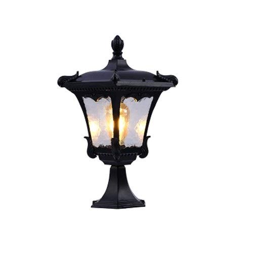 Lampes de poteau rétro industrielles pour illuminer le pont de jardin et les allées