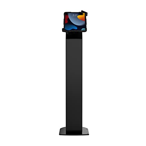 Image of CTA Digital Locking Floor Stand Premium Support Base Kiosk Lock & Key Security - iPad Air 11 inch M2 (2024) - Pro 11 inch M4 (2024) - Air 13 inch M2 (2024) - Pro 13 inch M4 (2024) & More - Black (PAD-PARAFU)