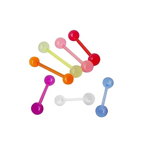 Moda mujer Punk Resplandor Lengüeta luminosa Nariz Tachuelas Cuerpo Piercing Barbell Práctico y popularÚtil y atractivo. | Ya disponible en tu tienda friki favorita! En mundofriki.es!