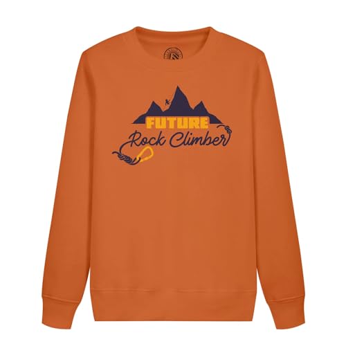 Sweatshirt enfant futur grimpeur, le cadeau d'anniversaire parfait pour petit aventurier