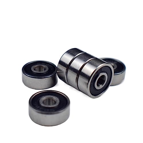 Roulement à rainure profonde 607RS joint caoutchouc bimétallique micro roulement 10pcs