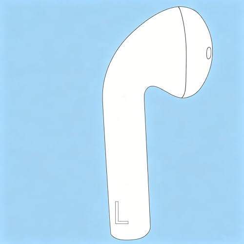 FWBBG Single Earbuds Pods 2 A2031 Replacement Left Earbud Only Bluetooth Wireless Single Ear Replacement Compatible with Pods 2nd Generation L A2031