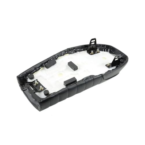 Selle de moto rétro pour balade urbaine en CG125 siège plat en cuir confortable