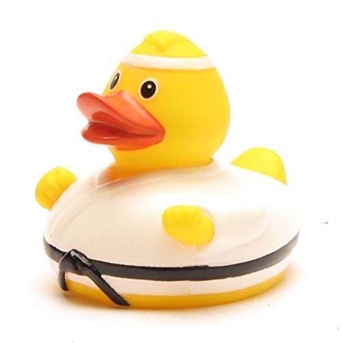 DUCKSHOP I Badeente Karate I Quietscheente I L: 8 cm I Quietscheentchen I Geschenk für Kampfsportler I Präsent Sammler