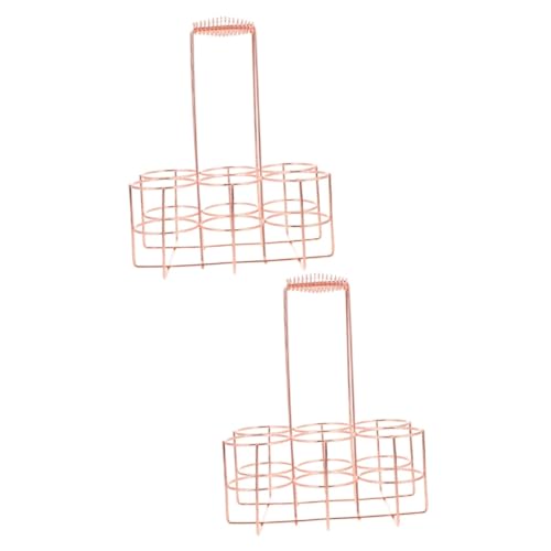 Soporte para Botellas de Cerveza y Vino 2 Piezas Hierro miniatura 1