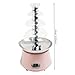 Chocolate Fountain Machine, 120V 180W 4 Tier Electric Chocolate Fondue Fountain Machine Stainless Steel Chocolate Melting Machine Cheese Fountain w/2.2Lbs Capacity for Wedding Birthday Anniversaries