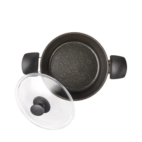 Karaca Biogranit Blackgold V1 7-teiliges Kochgeschirr-Set - Effizientes Kochen und Braten mit hochwertigem Biogranit-Kochgeschirr - Maximale Antihaftfunktion – Bild 4
