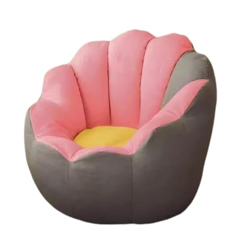CFY652 Salón Sofá Perezoso, puf, Tatami, sillón Individual, Dormitorio, Sala de Estar, balcón Sofá(Pink,Pequeño)