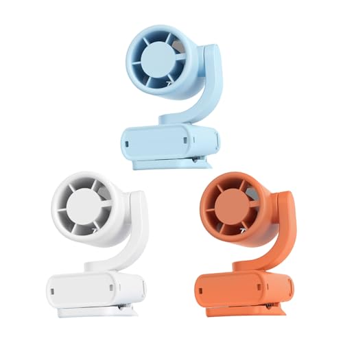 Ventilador de escritorio flexible y portátil de clip con batería recargable USB 5