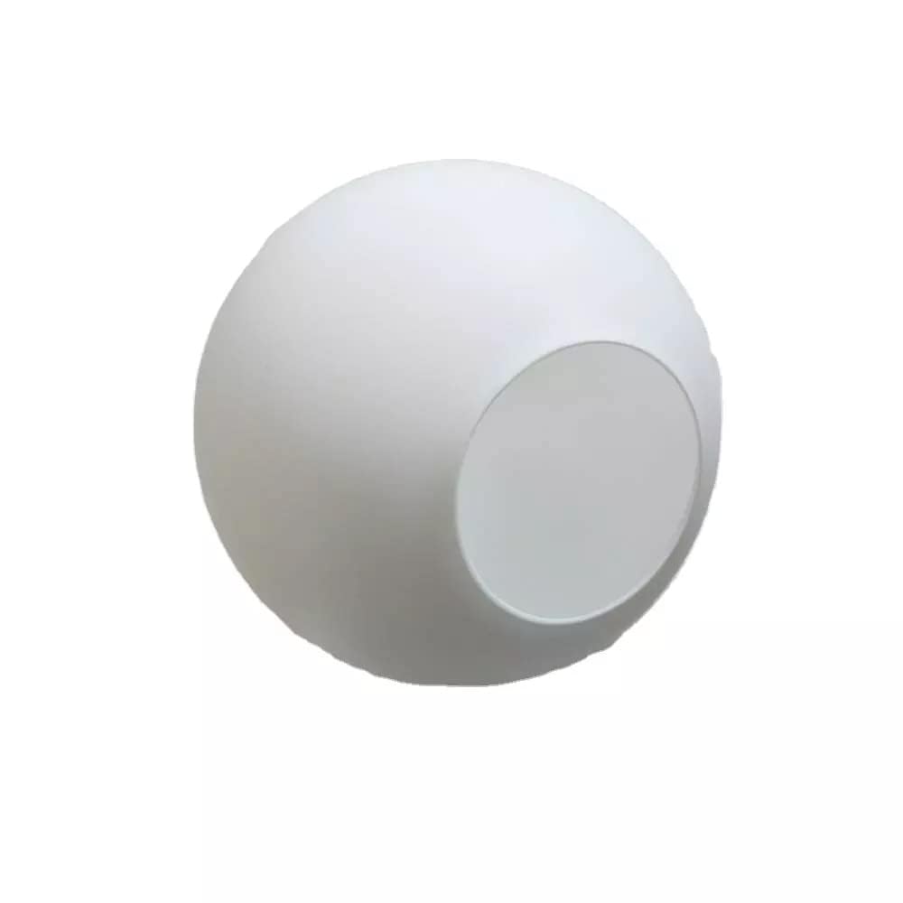 Modern Globe Light Shade, White Glass Pendant Lamp Cover, Spherical Wall Light Replacement Globe Light Lamp Cover Only(White)-image-14
