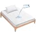 Protector de colchón de 90 x 180 cm, Resistente al Agua, con Funda de Almohada de 74 x 48 cm, Transpirable, antiácaros, Protector de colchón, Protector de incontinencia e higiénico…