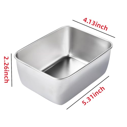 Image of Sinbyuer Stainless Steel fresh- keeping Container with cover refrigerator, Packing Box, garnish box, outdoor Picnic Container, Food Storage Container (6)