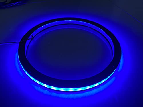 Sando Tech 4Pcs 6.5'' Rgb Changing Car Led Speaker Ring Lights Decorative Light Kit Multiple Color Shift Spacer Ring Light Coaxial Speaker Lights Bluetooth App Control #TOP6