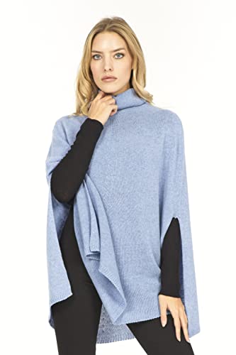 Marine Cashmere - Poncho in misto Cashmere da