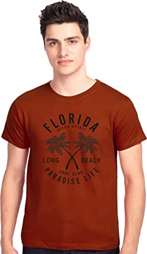 Image of Flurida Long Beach Surf Club Paradise Life Men's Black T-Shirt