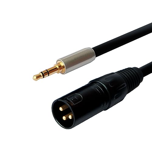 Cable de 3.5 mm a XLR macho para eliminar ruidos al conectar el PC 4