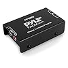 Pyle Preamplificatore Phono, Amplificatore Audio Stereo Mini con RCA, Bassa Rumorosità, Alimentato da Adattatore 12V DC - Nero