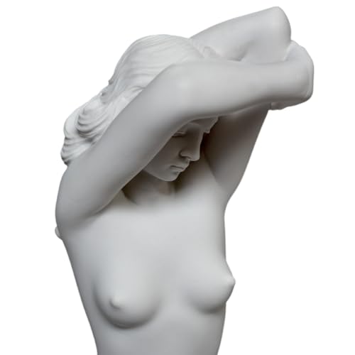 Sculpture en Marbre La Honteuse 40 cm | Statue Décorative Objet d'Art Intérieur - 3