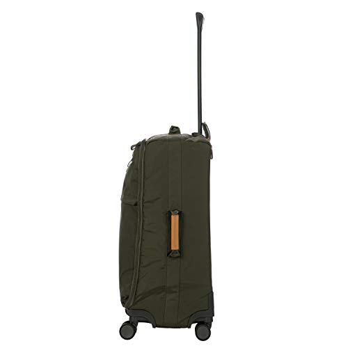 Bric's X-Bag Large Spinner With Frame - 25 Inch - Suitcases With Wheels - Checked Luggage - Olive #TOP3