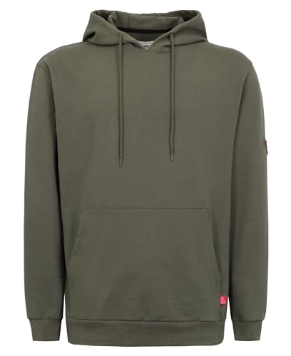 Image of TICOMELA FR Sweatshirt FR Hoodie for Men Pullover Shirts 7.5oz Lightweight Grey-Green Flame Resistant Hooded Shirts
