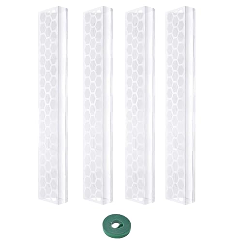 Monstera Moss Pole – Supporto per arrampicata da interni da 43,2 cm, paletto impilabile per piante, supporto portatile trasparente | Supporto robusto per crescita verticale giardinaggio Display