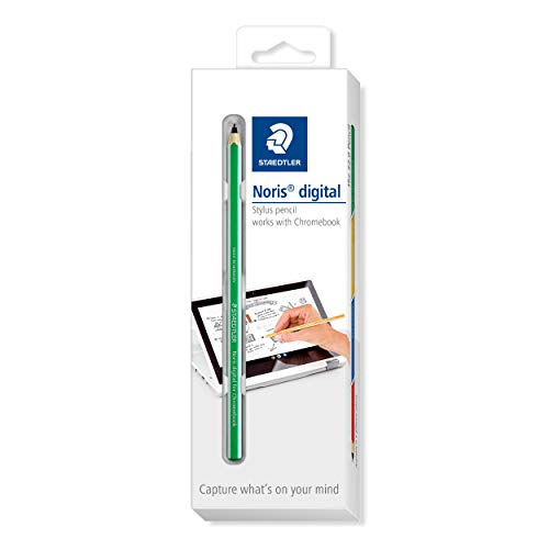 STAEDTLER green Noris digital for Chromebook EMR stylus, fine touchscreen pencil with a
